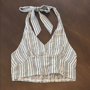 American Eagle Halter Neck Crop Top
